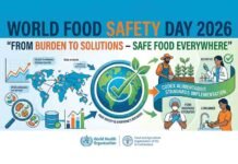 WHO Unveils World Food Safety Day 2026 Theme: “From Burden to Solutions – Safe Food Everywhere”