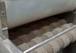 industrial fruit & vegetable washer ,with dryer and vibrating belt.3 piece line washer