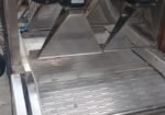 industrial fruit & vegetable washer ,with dryer and vibrating belt.3 piece line washer